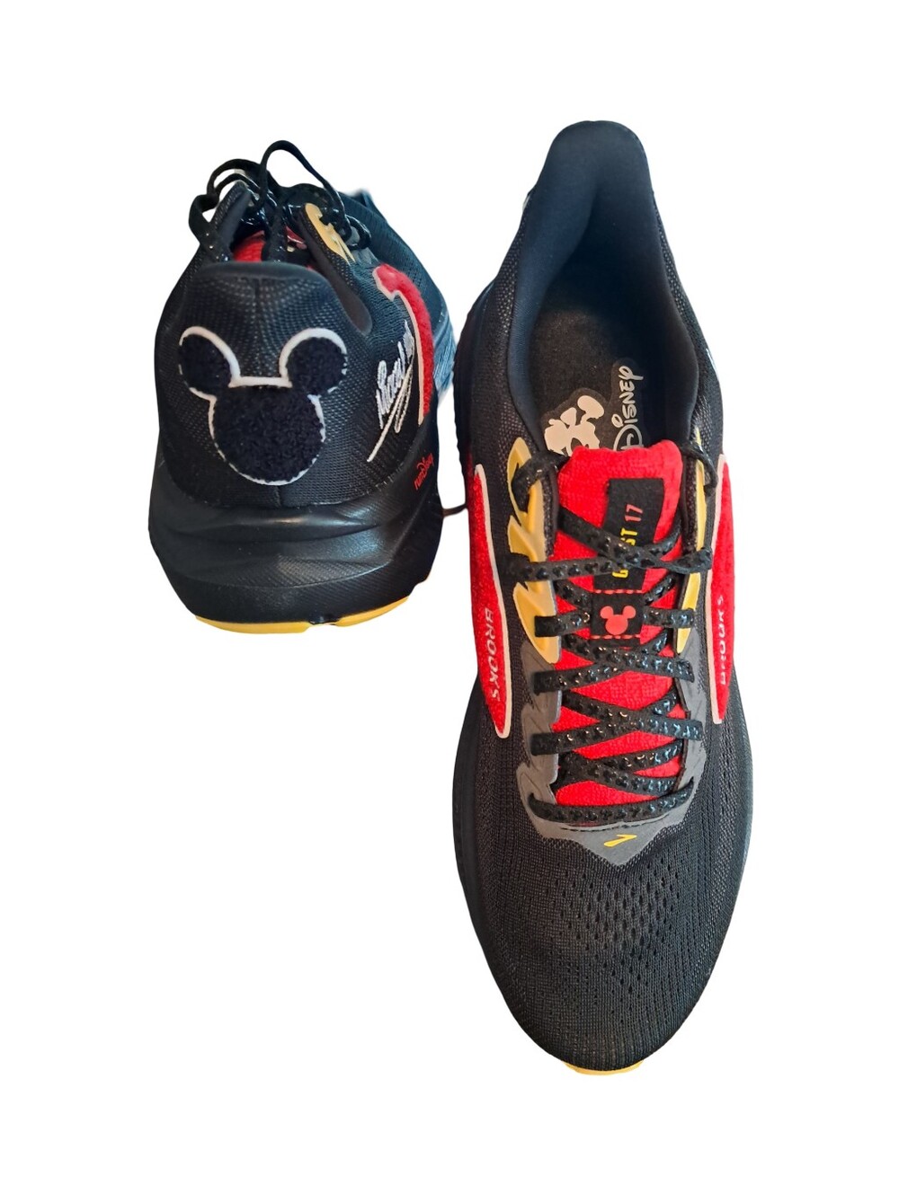 Brooks Mens Ghost 17 Run Disney x Mickey Mouse Running Shoes Limited Edition NEW